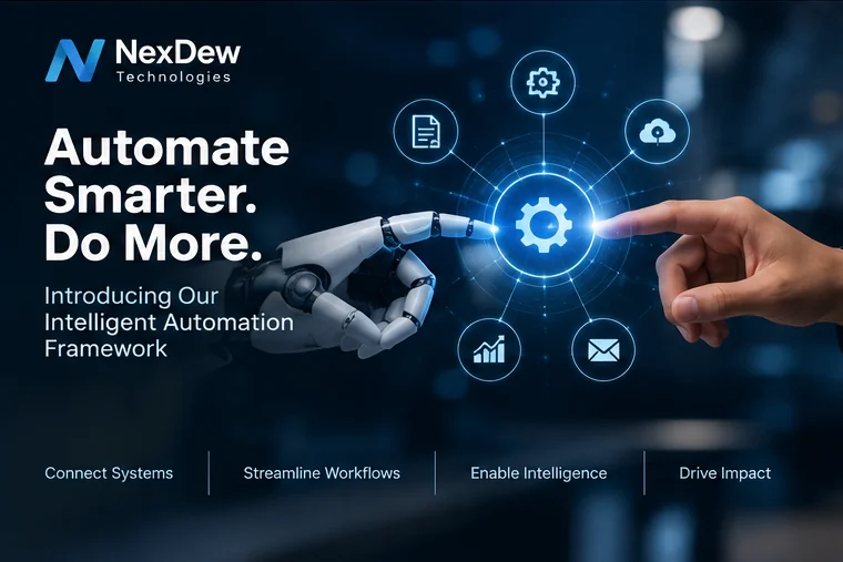 NexDew intelligent automation technology visualization