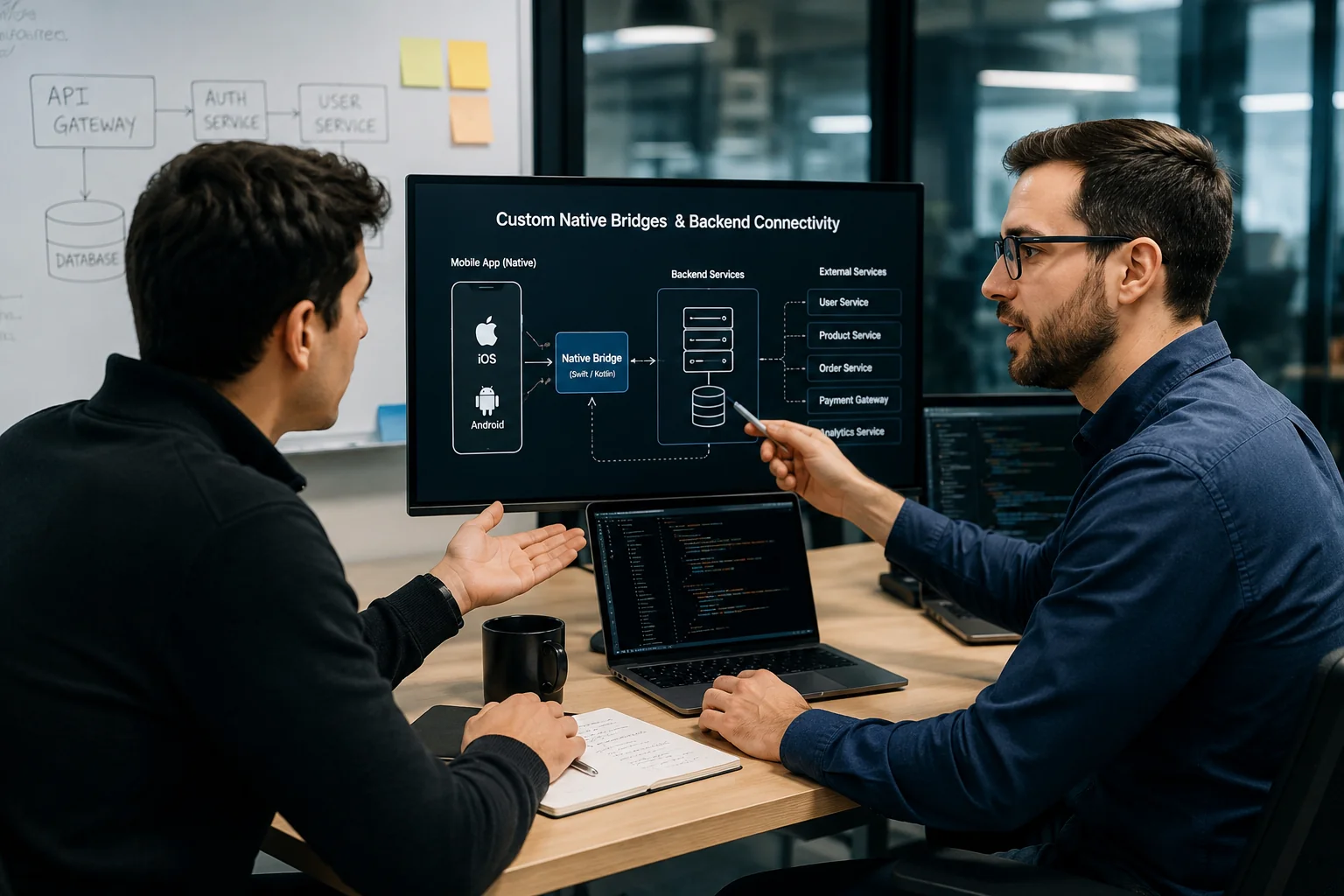 Custom Native Bridges & Backend Connectivity