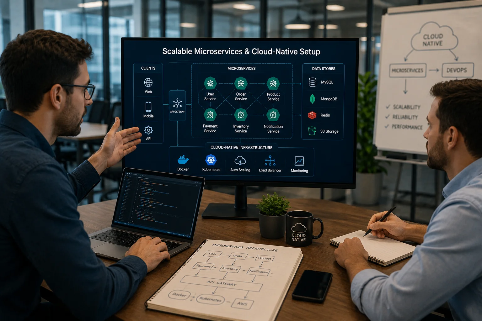 Scalable Microservices & Cloud-Native Setup
