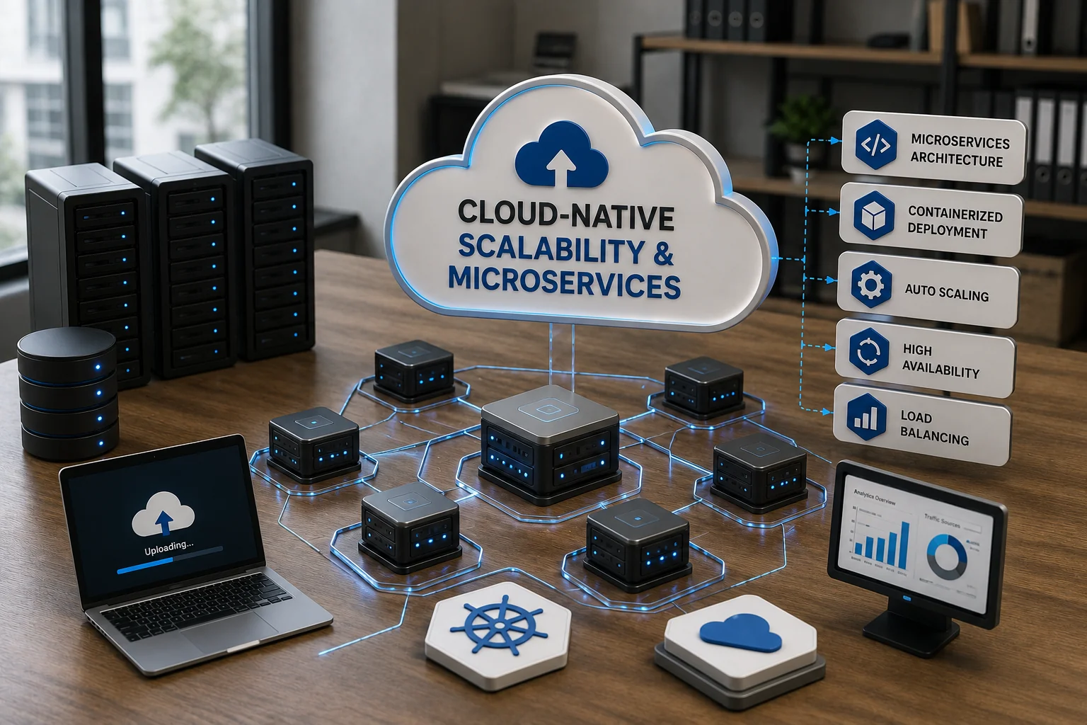 Cloud-Native Scalability & Microservices