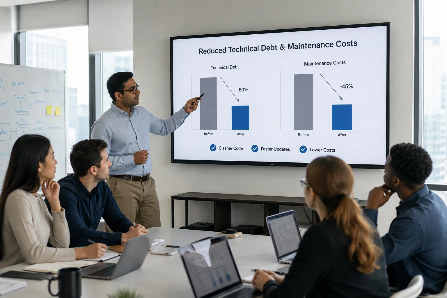Reduced Technical Debt & Maintenance Costs