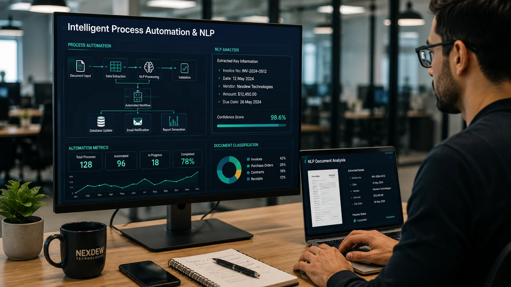 Intelligent Process Automation & NLP